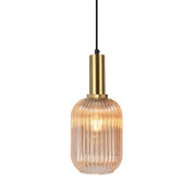 Lámpara colgante 1 luz acero pintado oro 8922 | ESKRISS