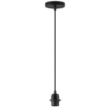 Ventilador de techo retráctil con luz AJP Togo LED negro 3 palas 3000-6500K Ø50cm 68W 16034 — vista 7