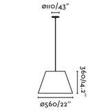 Faro SUMBA Lámpara colgante negra/ratán 65134-72