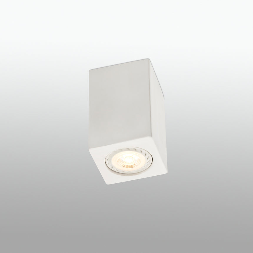 Faro SVEN SQ Lámpara plafón cuadrado blanco 63269