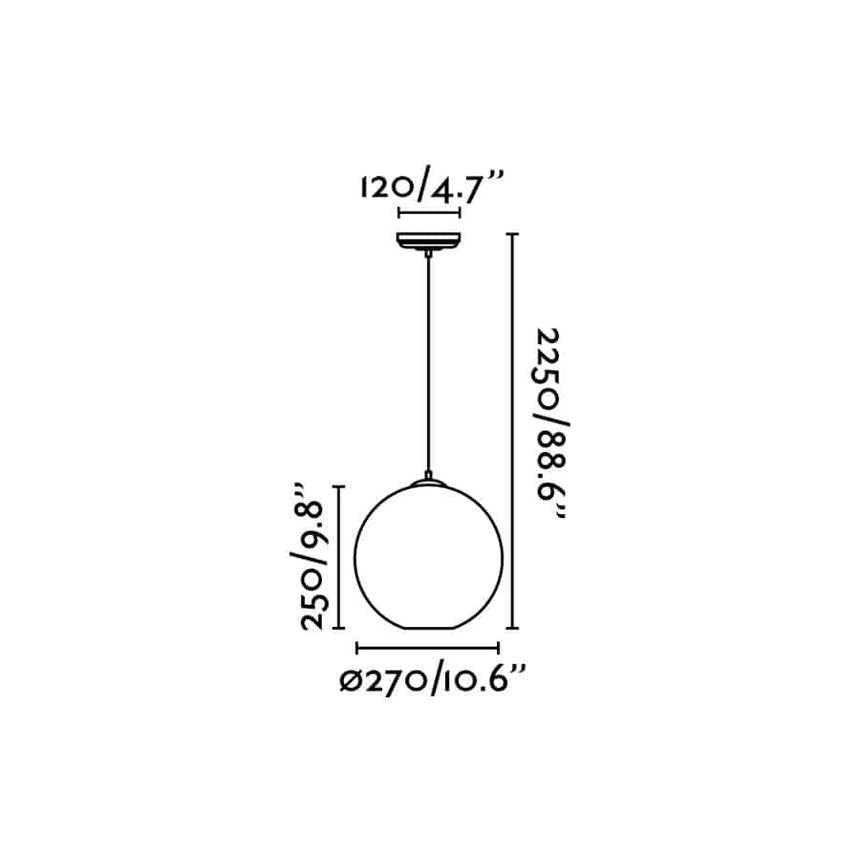 Faro CLARA Lámpara colgante transparente 64128