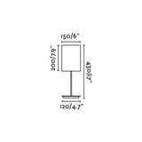 Faro THANA Lámpara sobremesa blanco 68530