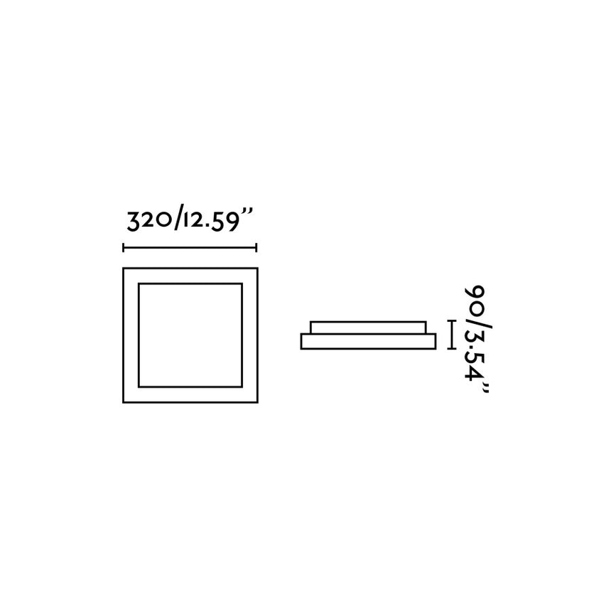 Faro TOLA 320 Lámpara plafón blanco 62969