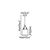 Faro TREE Lámpara colgante negra 1L E27 100W 29864