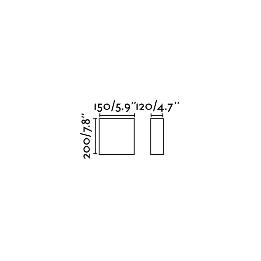 Faro COTTON R Lámpara aplique beige redondo vertical 66407