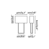 Faro VESPER Lámpara sobremesa blanca 29984
