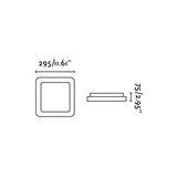 Faro IRIS 295 Lámpara plafón gris 63394