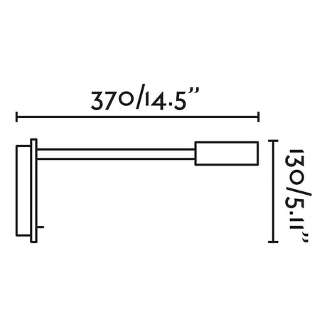 Faro JULIET Lámpara aplique lector cromo con USB 41025N