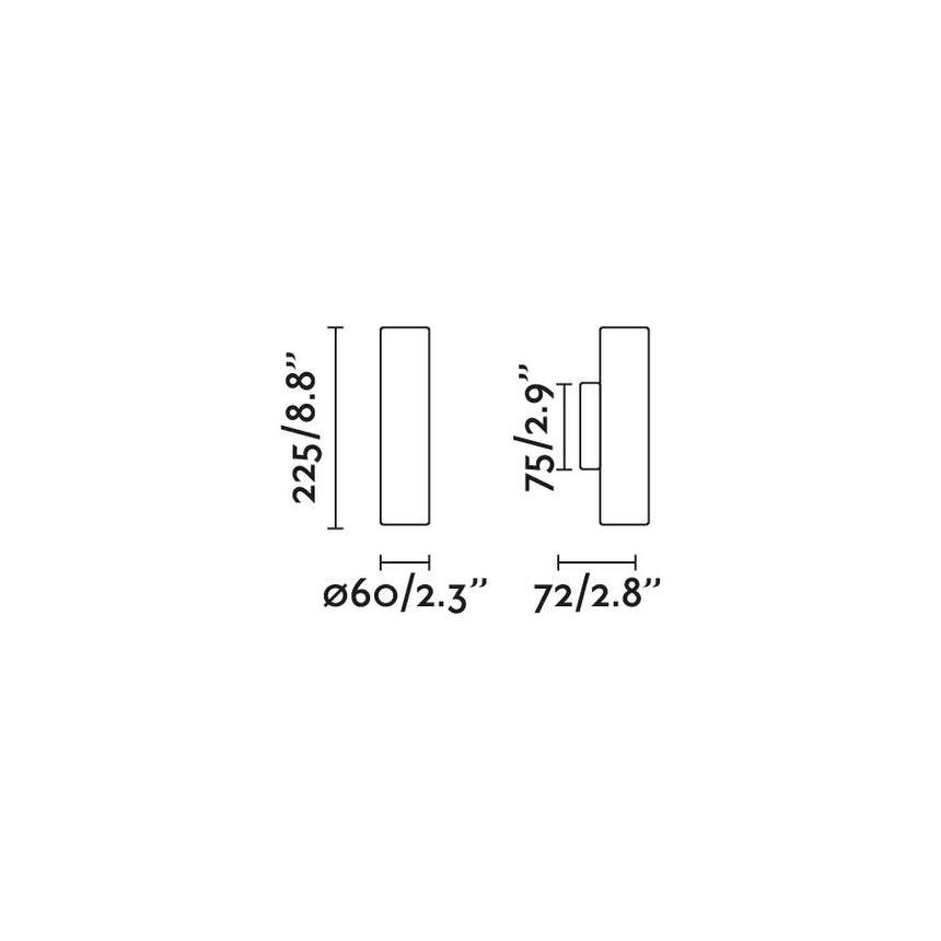 Faro STAN 2L Lámpara aplique oro satinado 43760