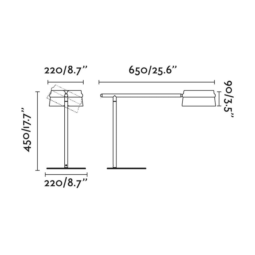 Faro LOOP Lámpara sobremesa fresno con pinza 29398