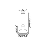 Faro MARGOT Lámpara colgante negro 68561