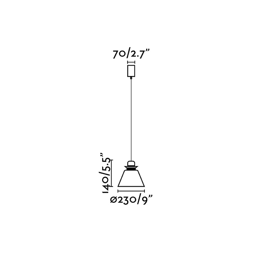 Faro NAOS 233 Lámpara colgante beige 64500