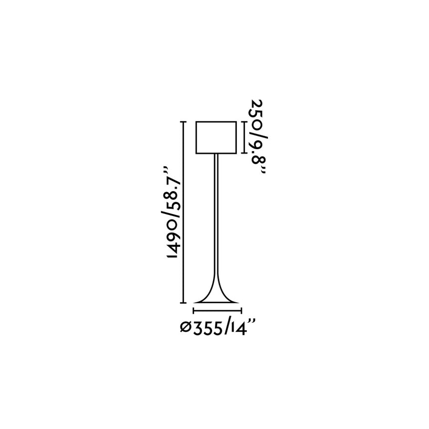 Faro BLACK Lámpara de pie negra 29764