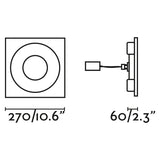 Faro NAVI Lámpara empotrable blanco 63481