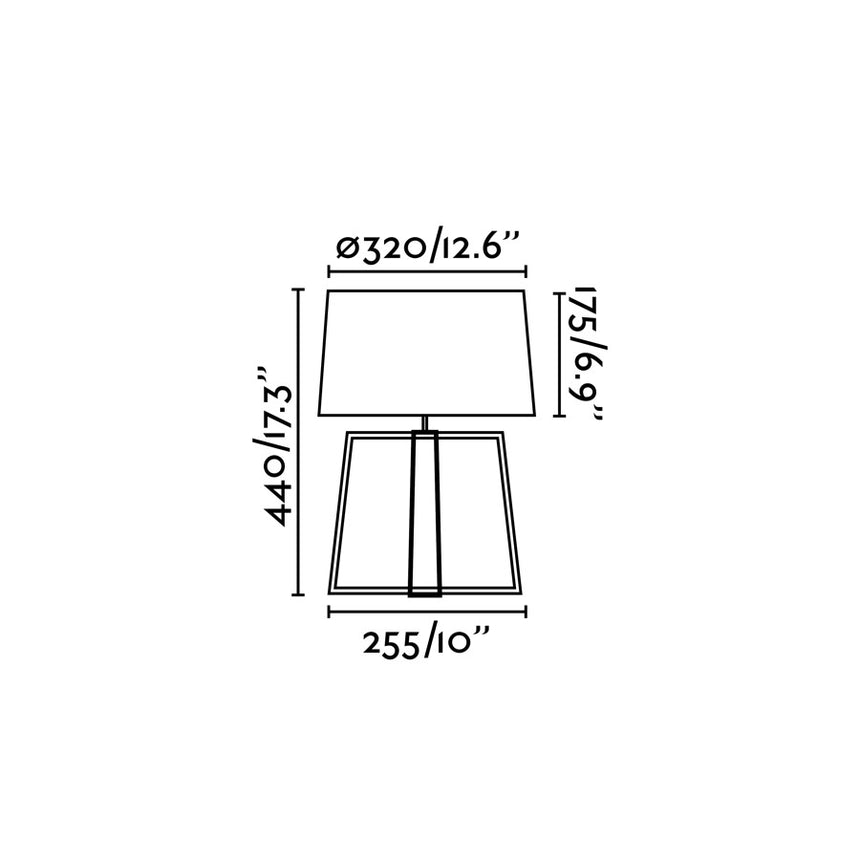 Faro BLISS Lámpara sobremesa blanco 28401