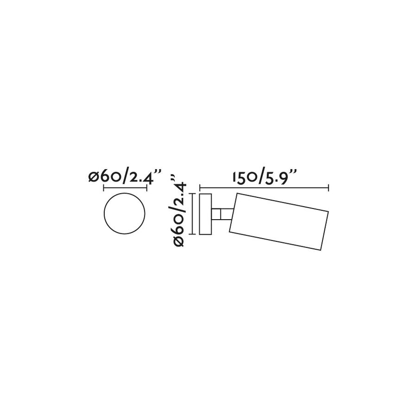 Faro STAN Lámpara proyector oro satinado 43762