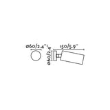 Faro STAN LED Lámpara proyector blanco 43726