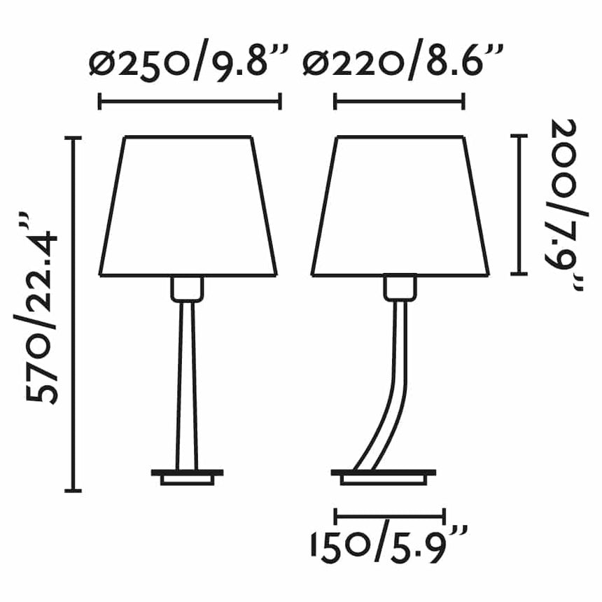 Faro REM Lámpara sobremesa bronce/beige 29685-05