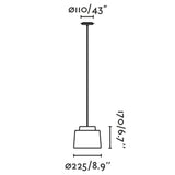 Faro SAIPAN Lámpara colgante negra/ratán 65134-76