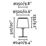 Faro SAVOY Lámpara sobremesa blanca/blanca 20304-82