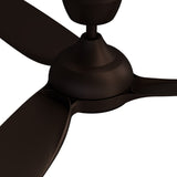 Ventilador de techo Sulion Dana 132cm marrón motor DC apto exterior con mando — vista 3