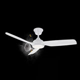 Ventilador de techo con luz Sulion Dana 132cm LED blanco motor DC regulable — vista 5