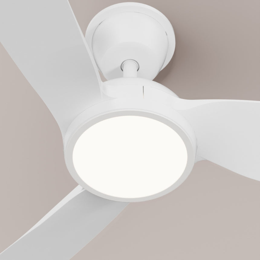 Ventilador de techo con luz Sulion Dana 132cm LED blanco motor DC regulable — vista 3