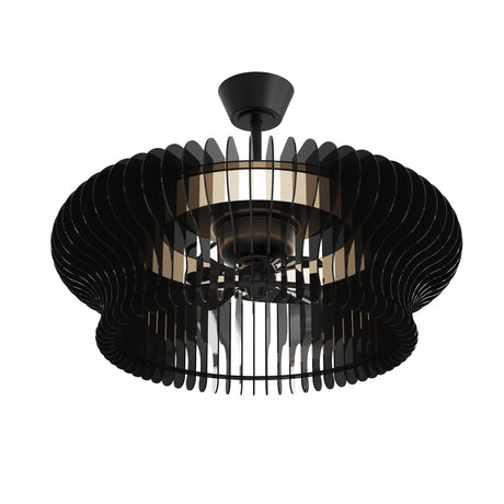 Ventilador de techo con luz Sulion Daya Style 60cm LED negro motor DC CCT regulable — vista 3