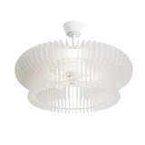 Ventilador de techo con luz Sulion Daya Style 60cm LED blanco y traslúcido motor DC — vista 4