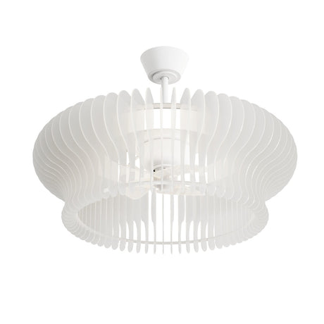 Ventilador de techo con luz Sulion Daya Style 60cm LED blanco y traslúcido motor DC — vista 4