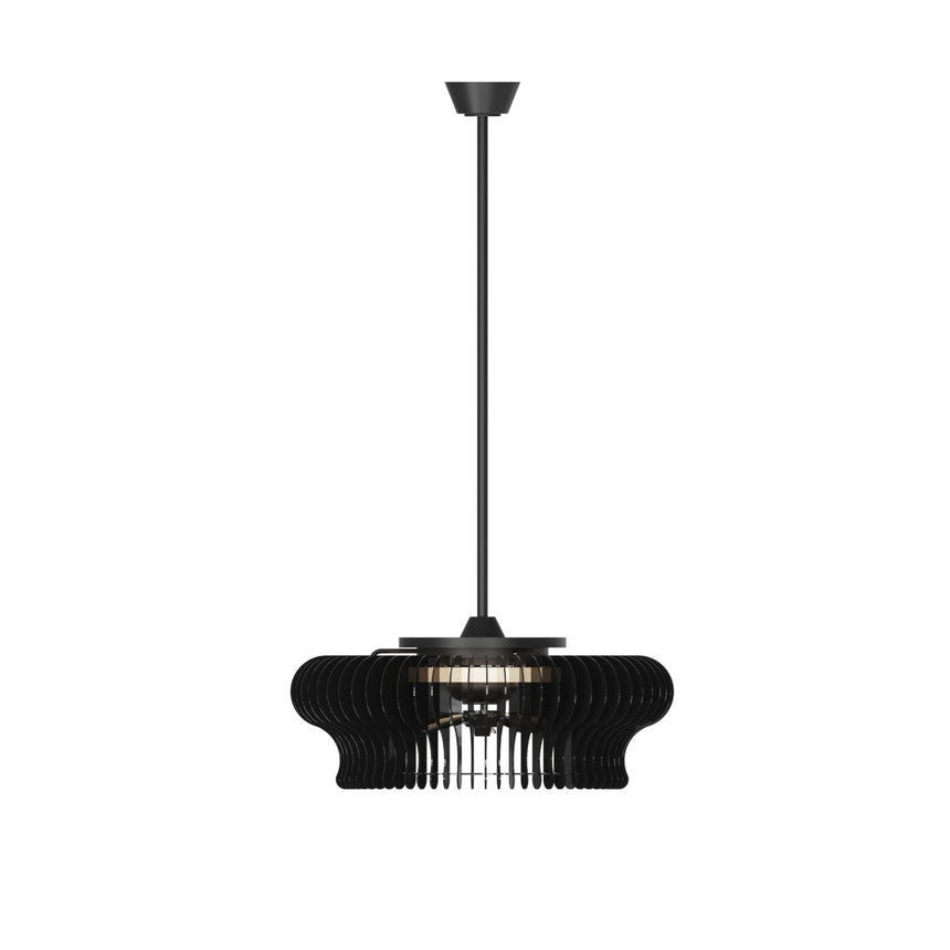 Ventilador de techo con luz Sulion Daya Style 60cm LED negro motor DC CCT regulable — vista 6