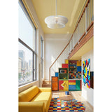 Ventilador de techo con luz Sulion Daya Style 60cm LED blanco y traslúcido motor DC — vista 2