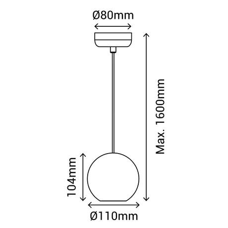 Plafón Sulion Doty LED madera 25W 2180113