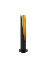 Lámpara de sobremesa EGLO Barbotto 97583 en negro con interior dorado, vista del producto
