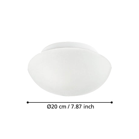 EGLO Ella 81635 blanco, medidas del modelo