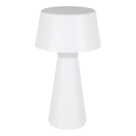 Lámpara de mesa recargable EGLO Scorrano 75795 de plástico blanco