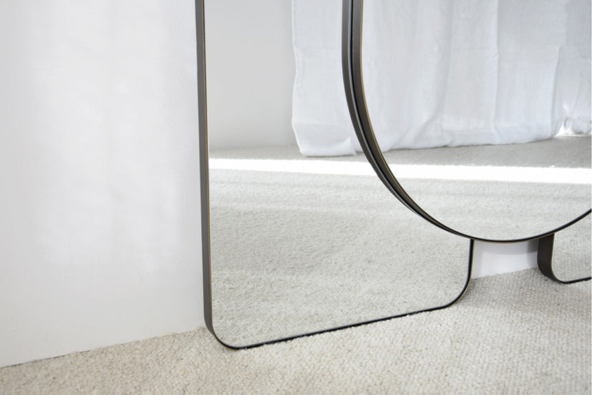 Espejo decorativo de suelo VP metal 200x100 cm