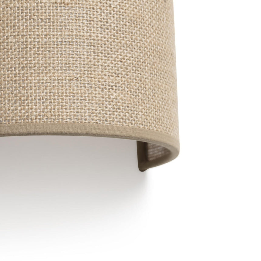 Faro OTTON R Lámpara aplique yute redondo horizontal 2L 66401-110