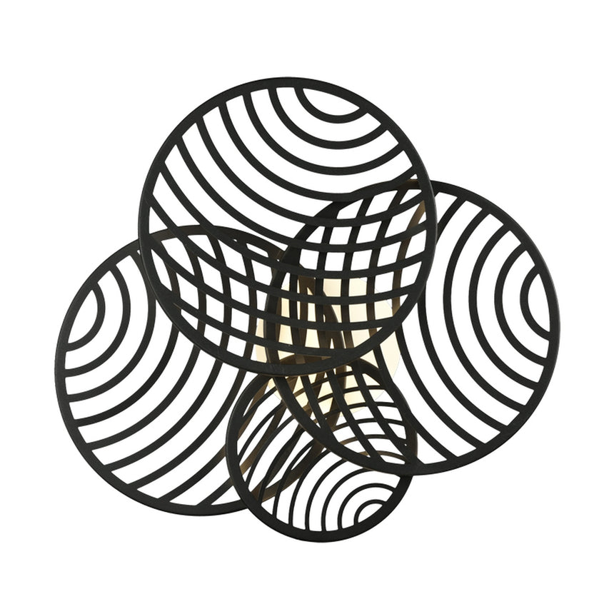 Mantra Collage Plafón LED negro 7230