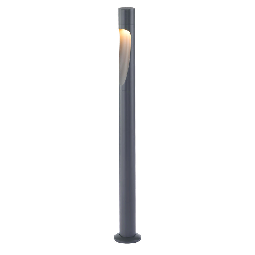 Baliza de exterior Mantra Aran LED aluminio gris oscuro 3000 IP65 Ø9,5cm