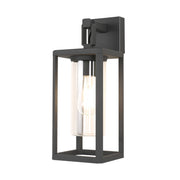 Aplique de exterior Alps Mantra negro E27 IP65 9114