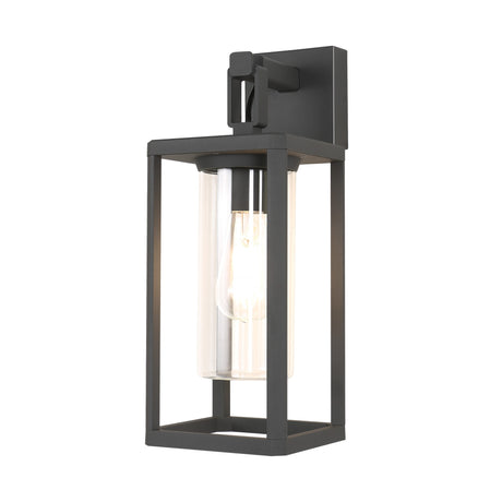 Aplique de exterior Alps Mantra negro E27 IP65 9114