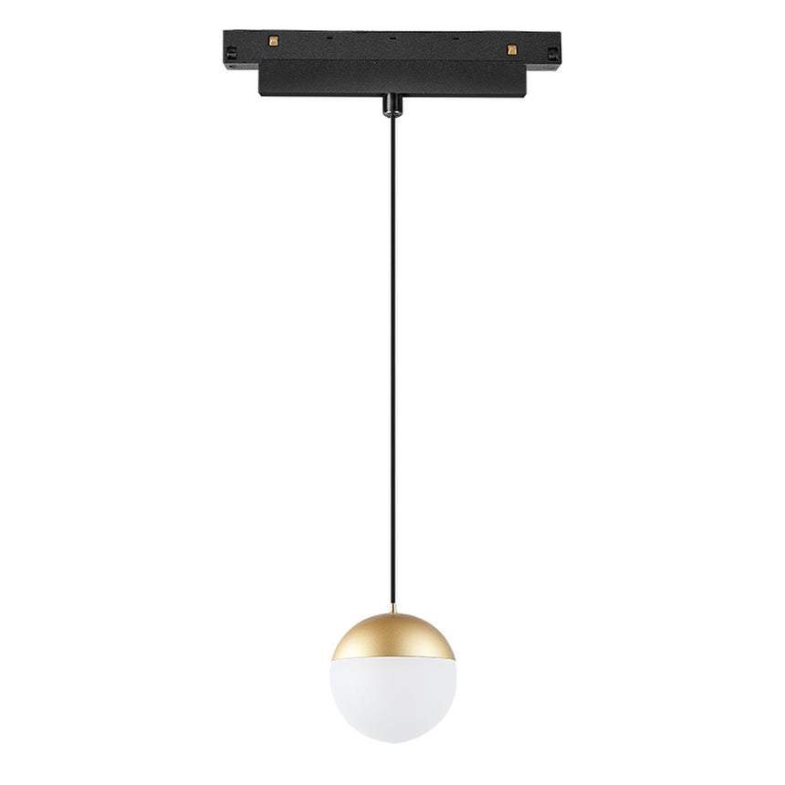 Empotrable Mantra Magneto LED aluminio dorado 3000 regulable IP20 Ø9,5cm