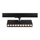 Luminaria Mantra Itaca LED aluminio negro 4000 IP20 3cm