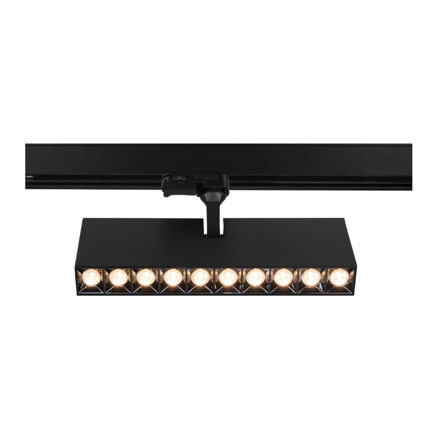 Luminaria Mantra Itaca LED aluminio negro 4000 IP20 3cm
