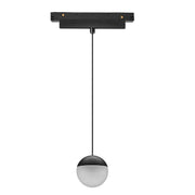 Mantra Magneto 8441, colgante esférico negro, LED 10 W, 3000 K, carril magnético 48 V