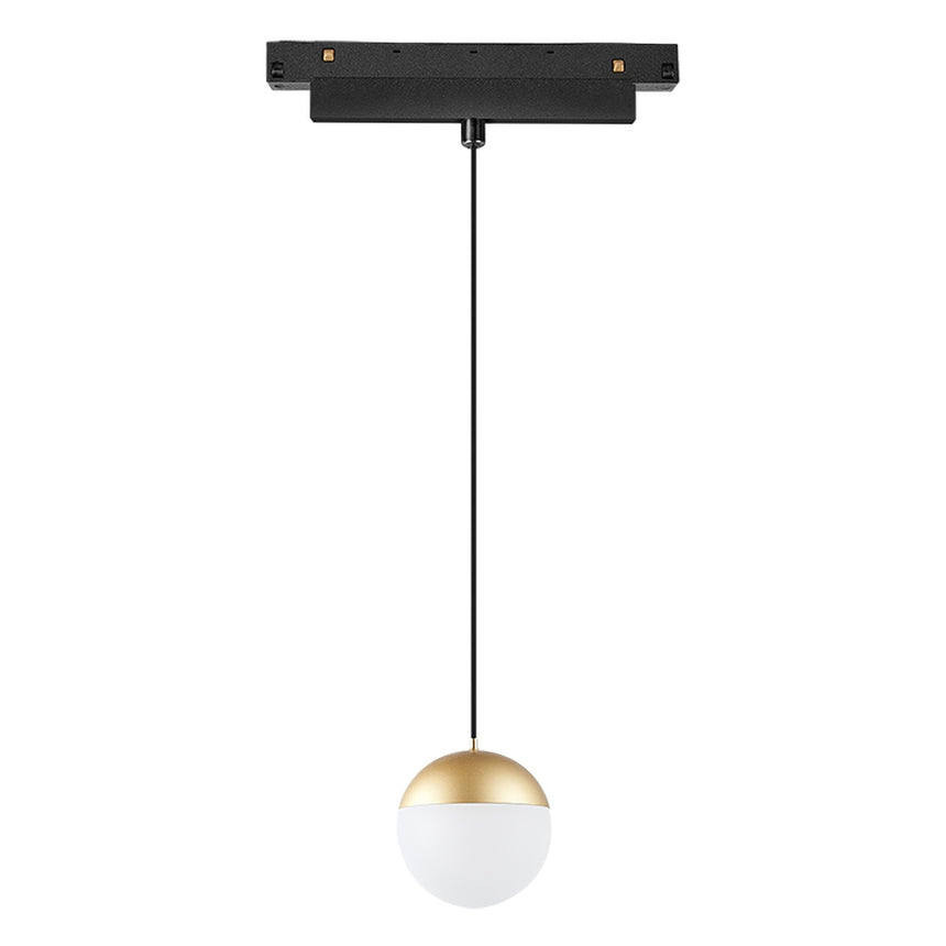 Empotrable Mantra Magneto LED aluminio dorado 3000 IP20 Ø9,5cm