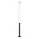 Baliza de exterior Mantra Gant grande 205cm LED 43W aluminio 3000K IP65 Ø16cm marrón — ref. 9279 (1)