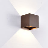 Mantra Davos Aplique exterior LED IP54 10×10cm marrón — ref. 7650 (2)