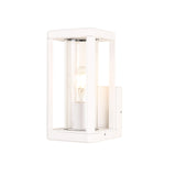 Aplique Mantra Nevada aluminio blanco IP65 24cm